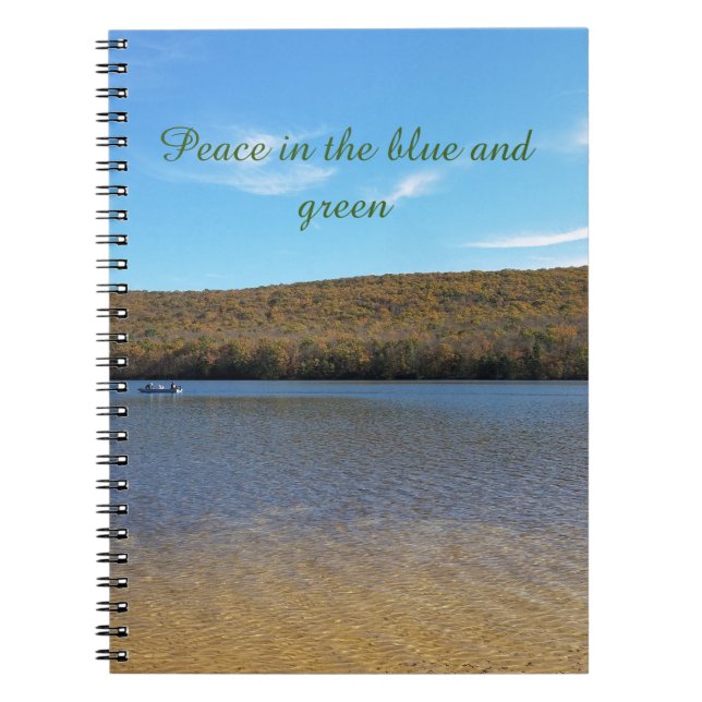 Peace in the Blue and Green Journal (Front)