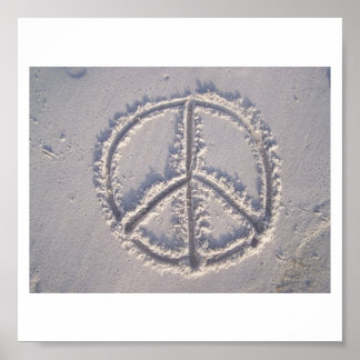 Peace in the Sand Poster