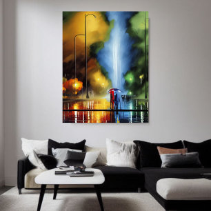 Peace In The Storm Fine Canvas Print