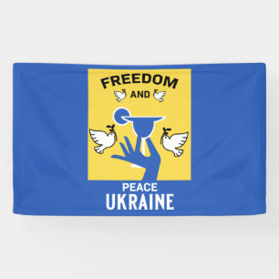 Peace In The Ukraine - Love And Support Banner