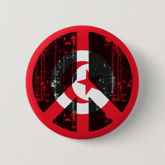 Peace In Tunisia 6 Cm Round Badge