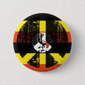 Peace In Uganda 6 Cm Round Badge