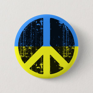 Peace In Ukraine 6 Cm Round Badge