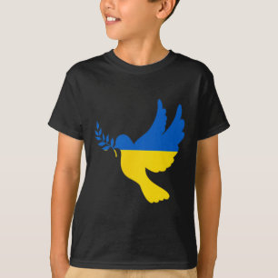 Peace In Ukraine Dove. Stand With Ukraine. Freedom T-Shirt