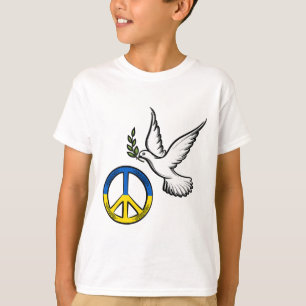 Peace In Ukraine I Stand With Ukraine Ukraine Dove T-Shirt