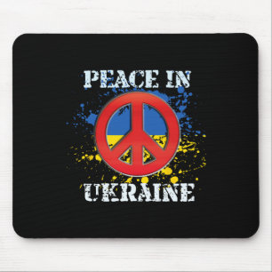 Peace In Ukraine Mouse Mat