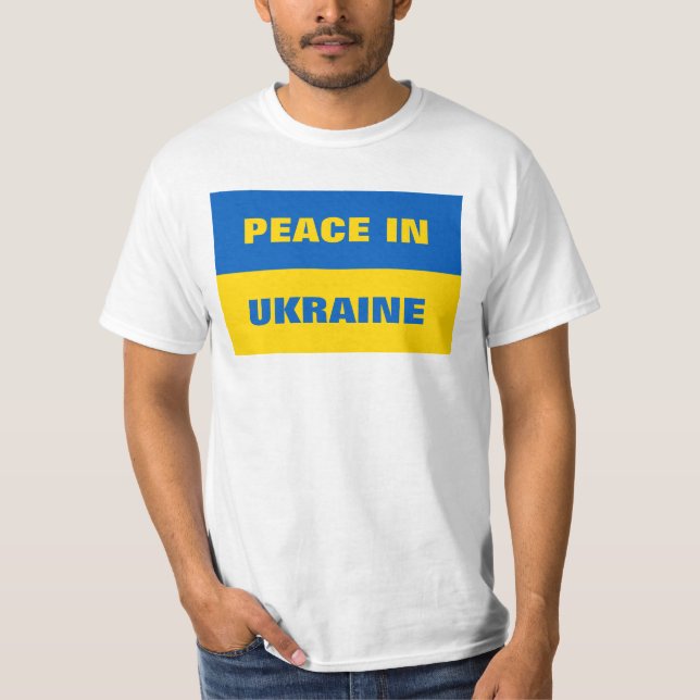 PEACE IN UKRAINE T-Shirt (Front)