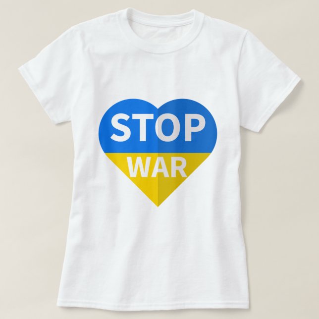 Peace in Ukraine T-Shirt (Design Front)