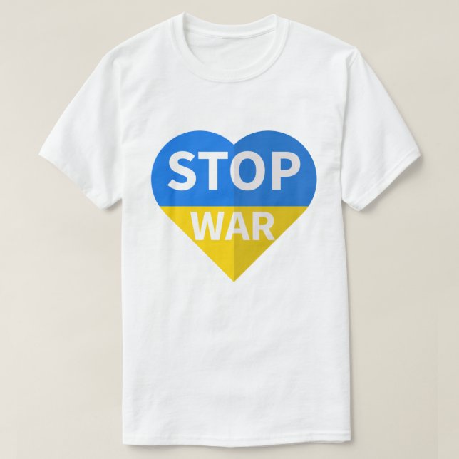 Peace in Ukraine T-Shirt (Design Front)