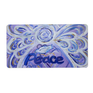 Peace Inspirational Angel Word Labels