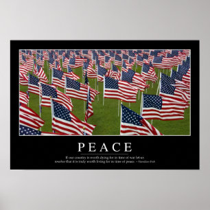 Peace: Inspirational Quote 2 Poster