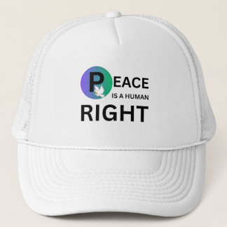 Peace Is a Human Right | Minimalist Activist Trucker Hat