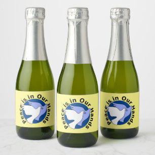 PEACE IS IN OUR HANDS  SPARKLING WINE LABEL