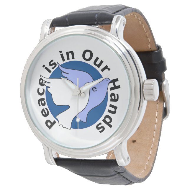 PEACE IS IN OUR HANDS WATCH (Angled)