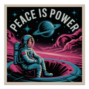Peace Is Power Poster