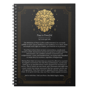 Peace is Powerful Notebook