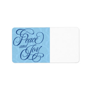 Peace & Joy Address Label