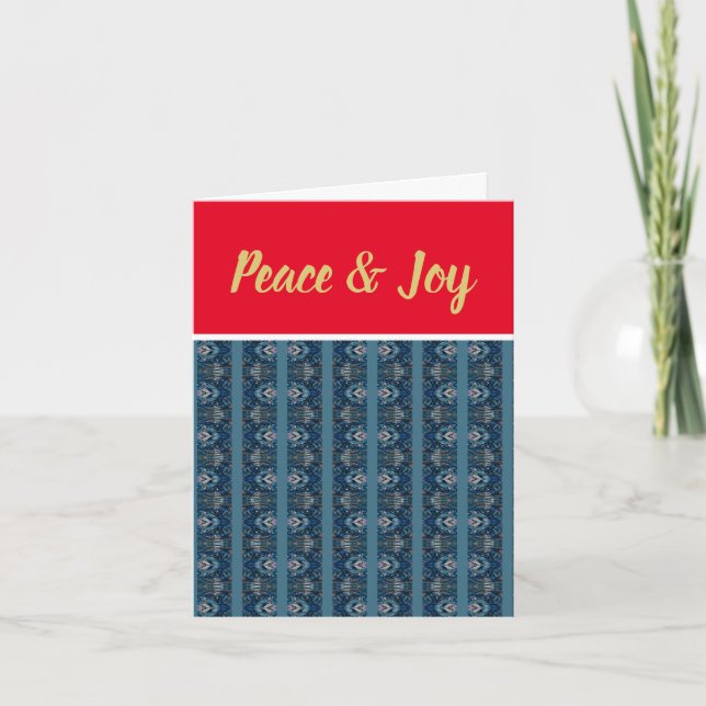 Peace & Joy Card by Poet Adiela Akoo (Front)