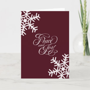 Peace & Joy Holiday Card