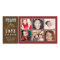 Peace-Joy-Love Family Holiday Photocard (crimson)