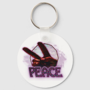 Peace Key Ring