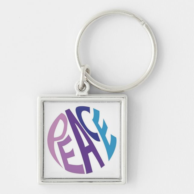 PEACE  KEY RING (Front)