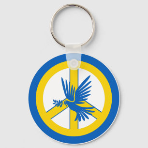 Peace Key Ring