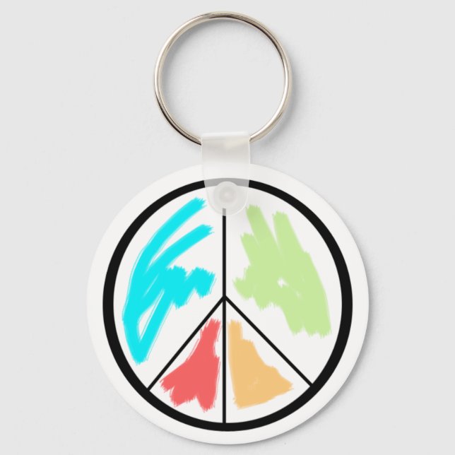 peace key ring (Front)