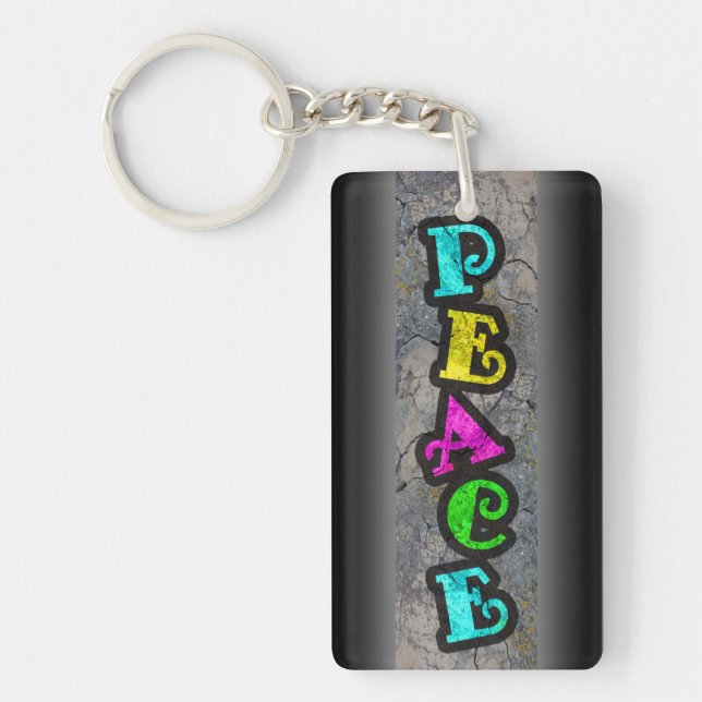 Peace Key Ring (Front)
