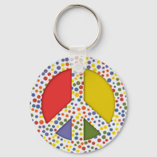 Peace Keychain