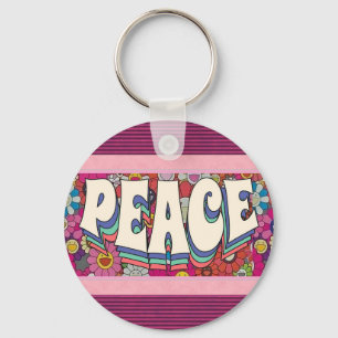 Peace Keychain