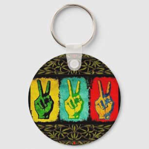 Peace Keychain