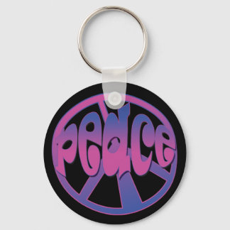 Peace Keychain