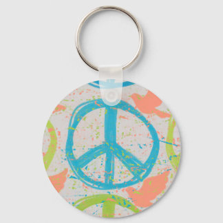 Peace keychain