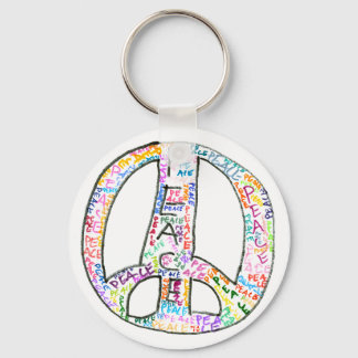 Peace Keychain