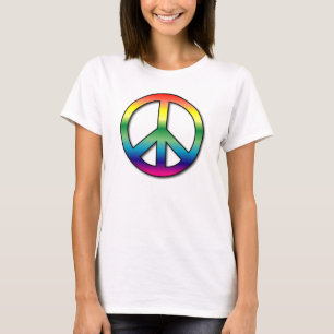 Peace Ladies Baby Doll (Fitted) T-Shirt