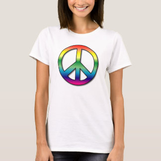 Peace Ladies Baby Doll (Fitted) T-Shirt