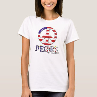 Peace Ladies Baby Doll (Fitted) T-Shirt