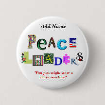 Peace Leaders Button