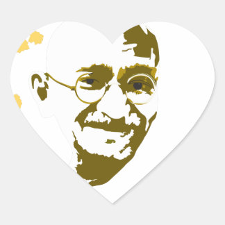 Peace leaders heart sticker