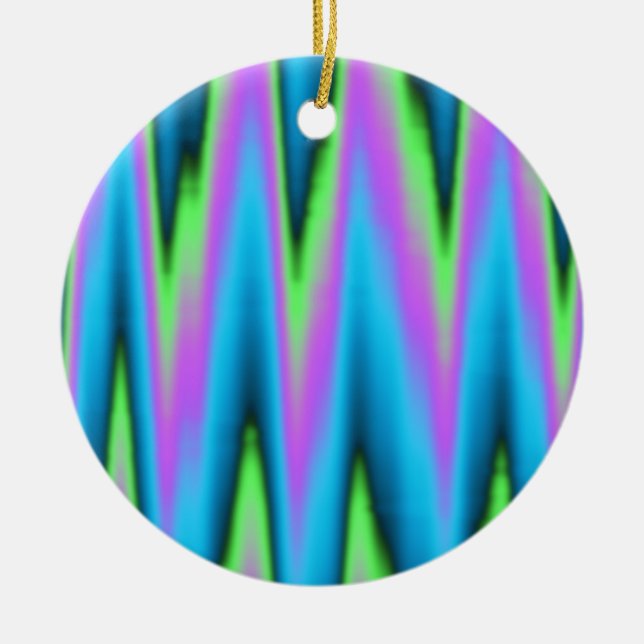 Peace ~ Leaf Ceramic Tree Decoration (Front)