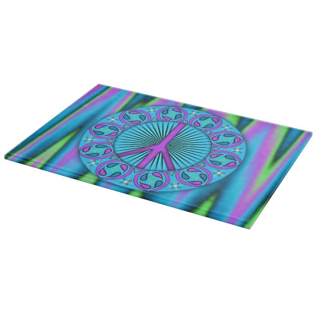 Peace ~ Leaf Cutting Board (Corner)