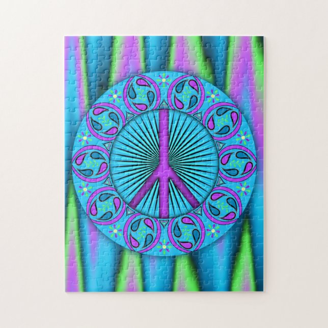 Peace ~ Leaf Jigsaw Puzzle (Vertical)