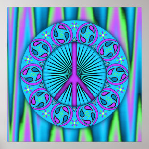 Peace ~ Leaf Poster