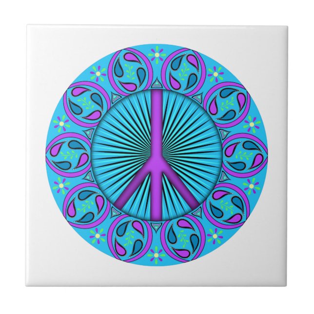Peace ~ Leaf Tile (Front)