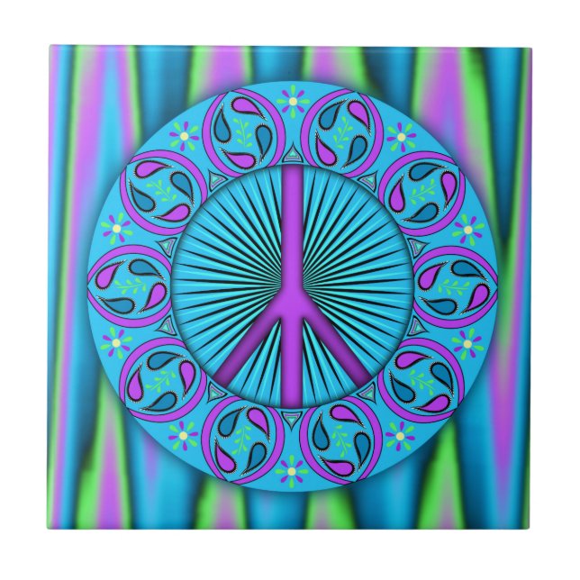 Peace ~ Leaf Tile (Front)