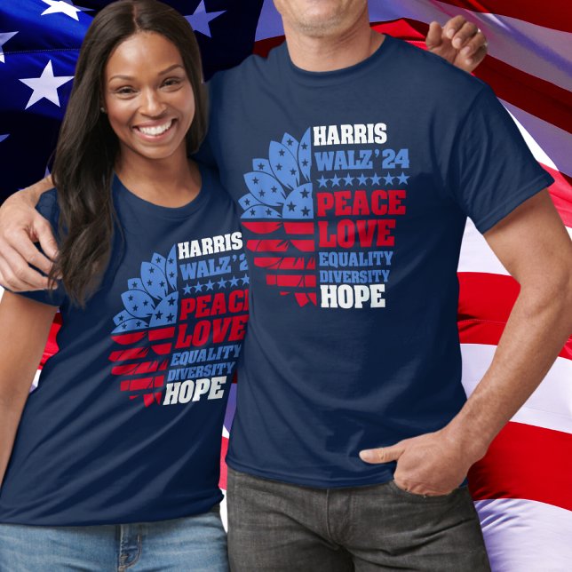Peace LGBT Harris Walz Waltz T-Shirt (Creator Uploaded)