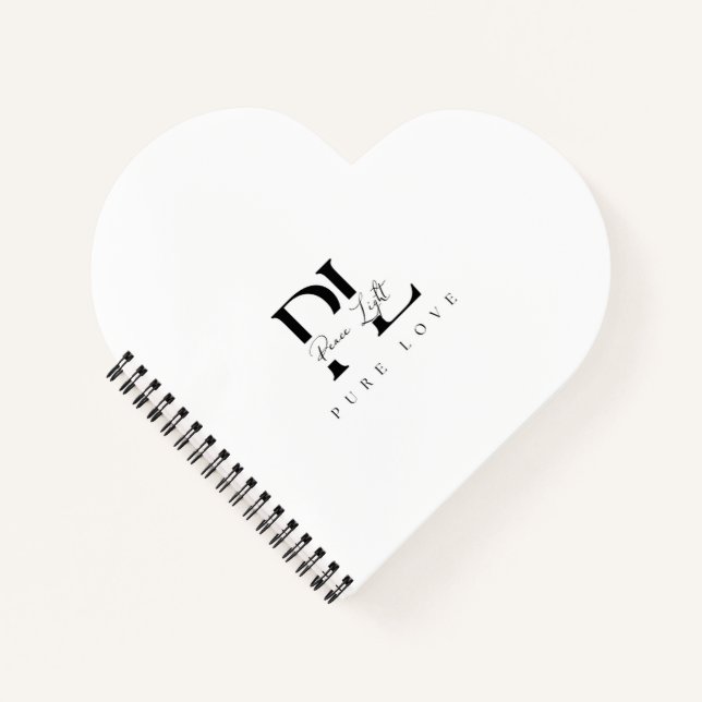 “Peace Light – Pure Love Logo Notebook (Front)