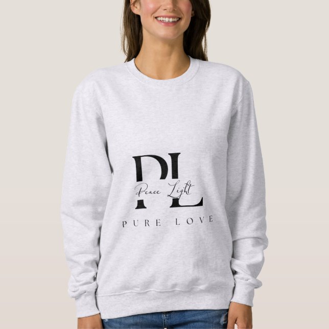 Peace Light – Pure Love Logo Sweatshirt (Front)