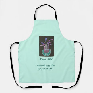Peace Lily Apron